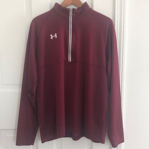Under Armour Quarter Zip (red, lg)